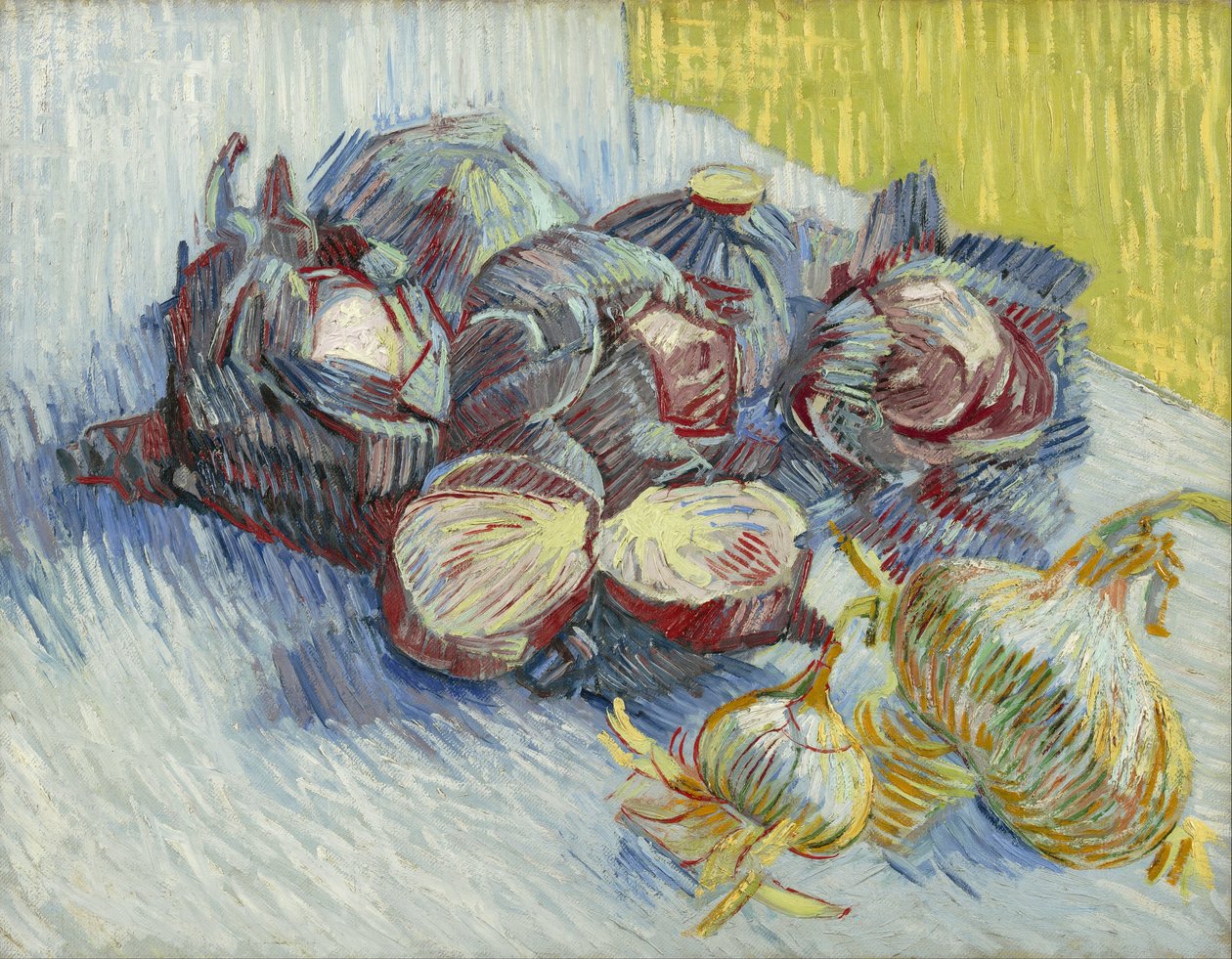 Choux rouges et oignons - Vincent van Gogh