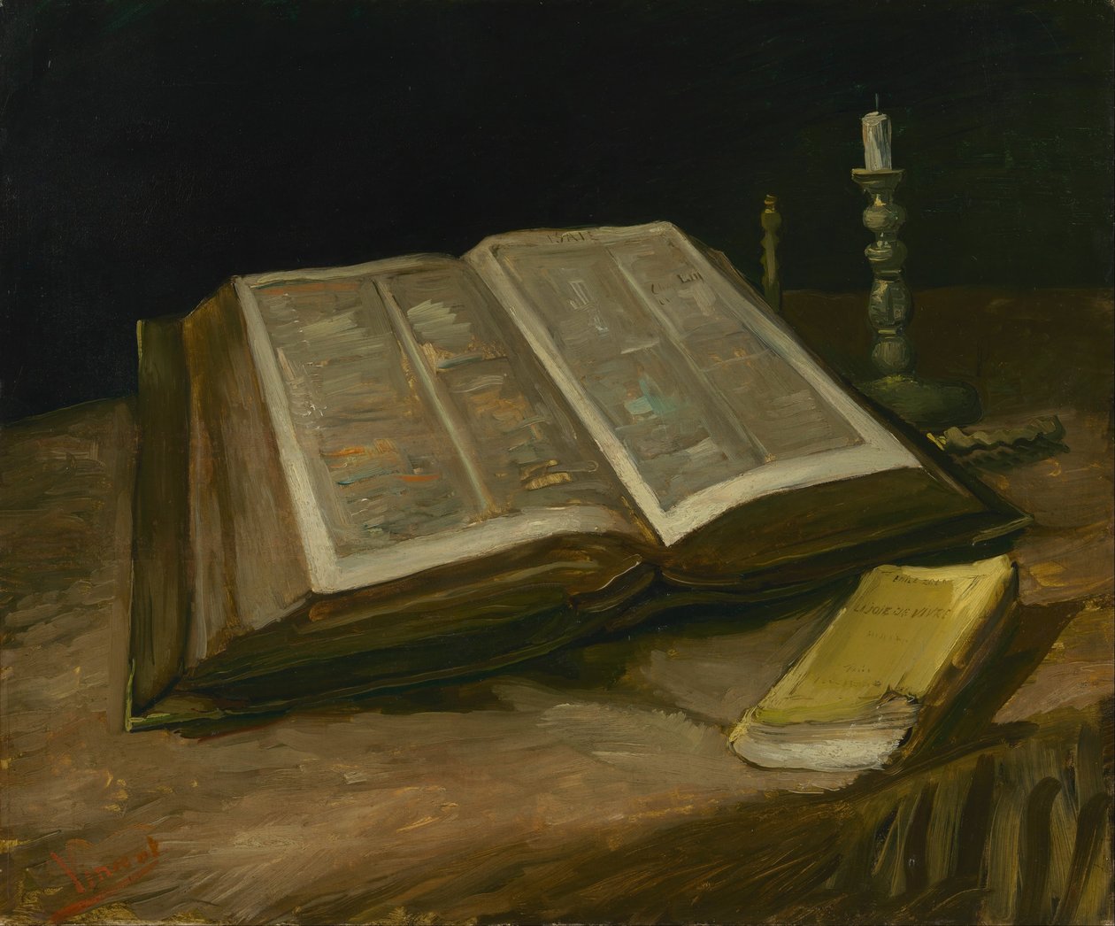 Nature morte avec Bible - Vincent van Gogh