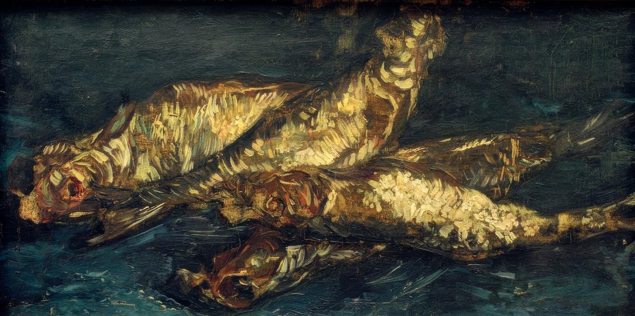 Nature morte avec harengs - Vincent van Gogh