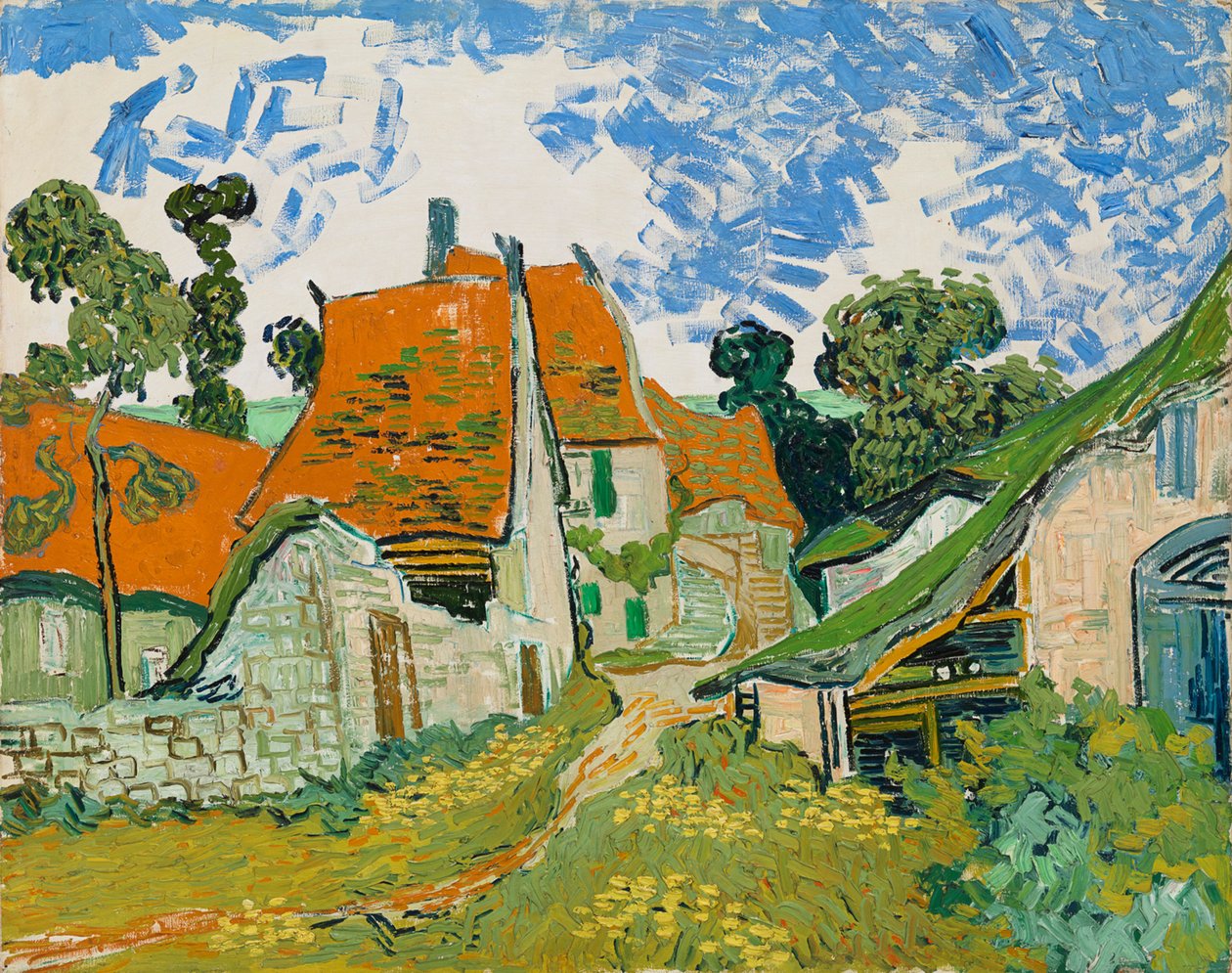 Street in Auvers-sur-Oise - Vincent van Gogh