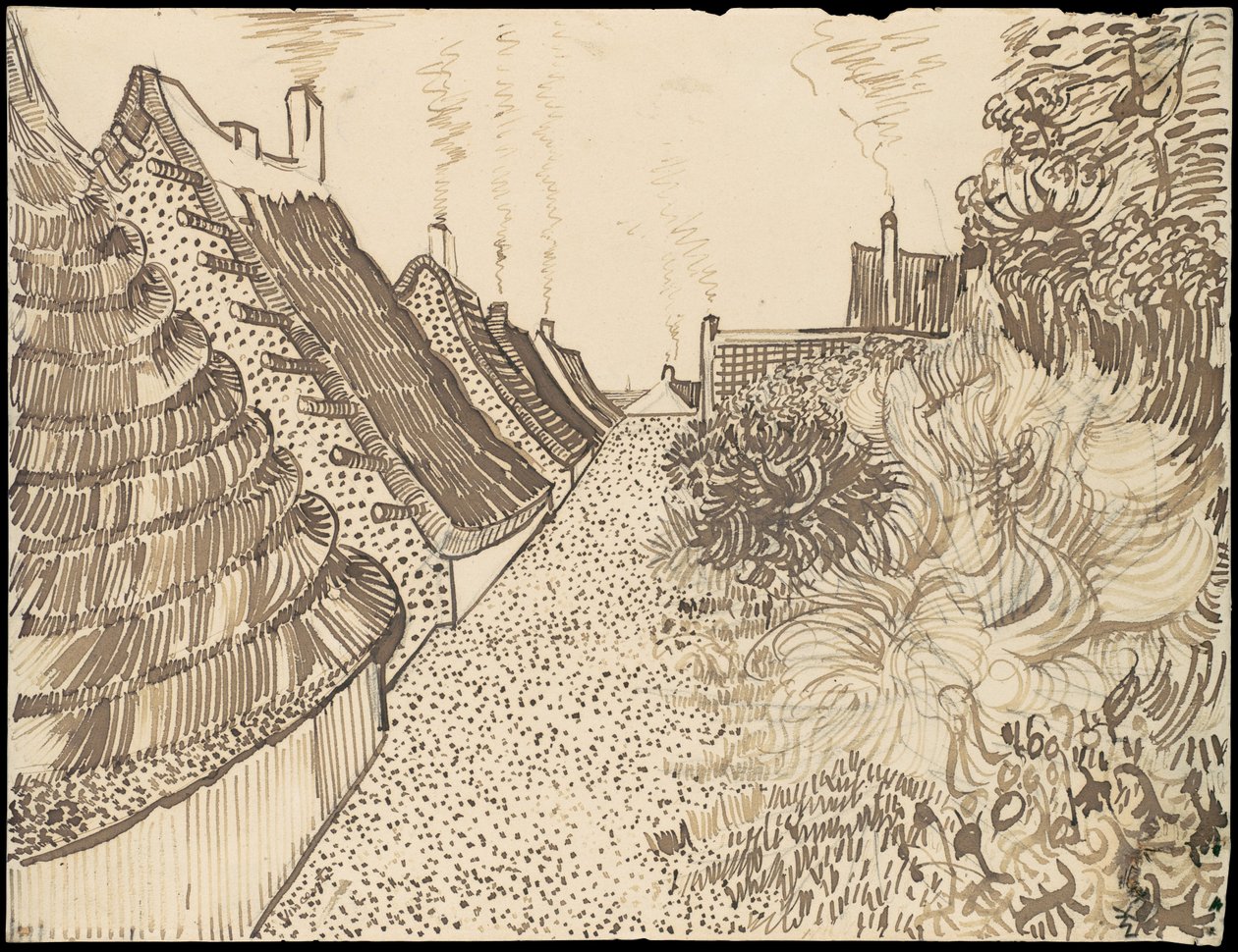 Street in Saintes-Maries-de-la-Mer - Vincent van Gogh