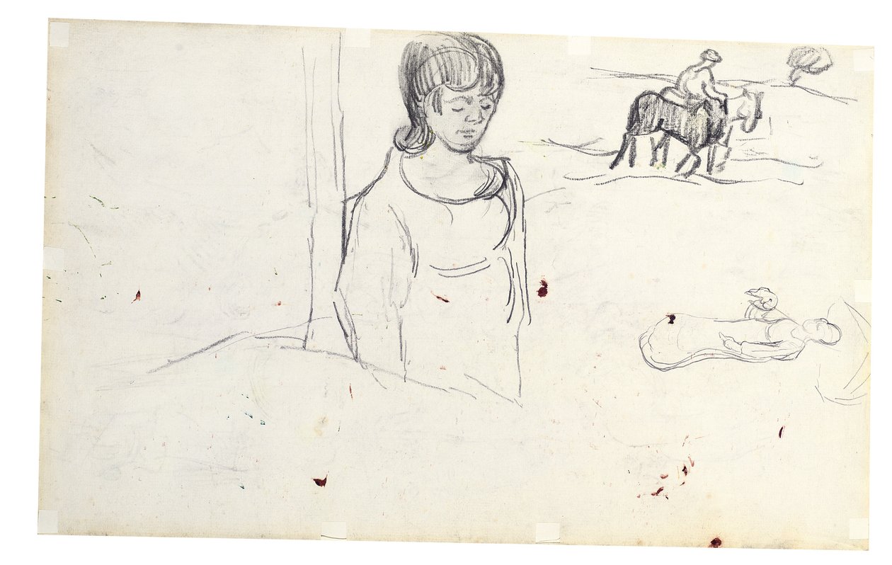 Études sur la femme et le paysage paysan - Vincent van Gogh