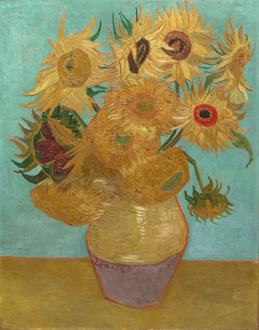 Tournesols / Vase avec douze tournesols - Vincent van Gogh