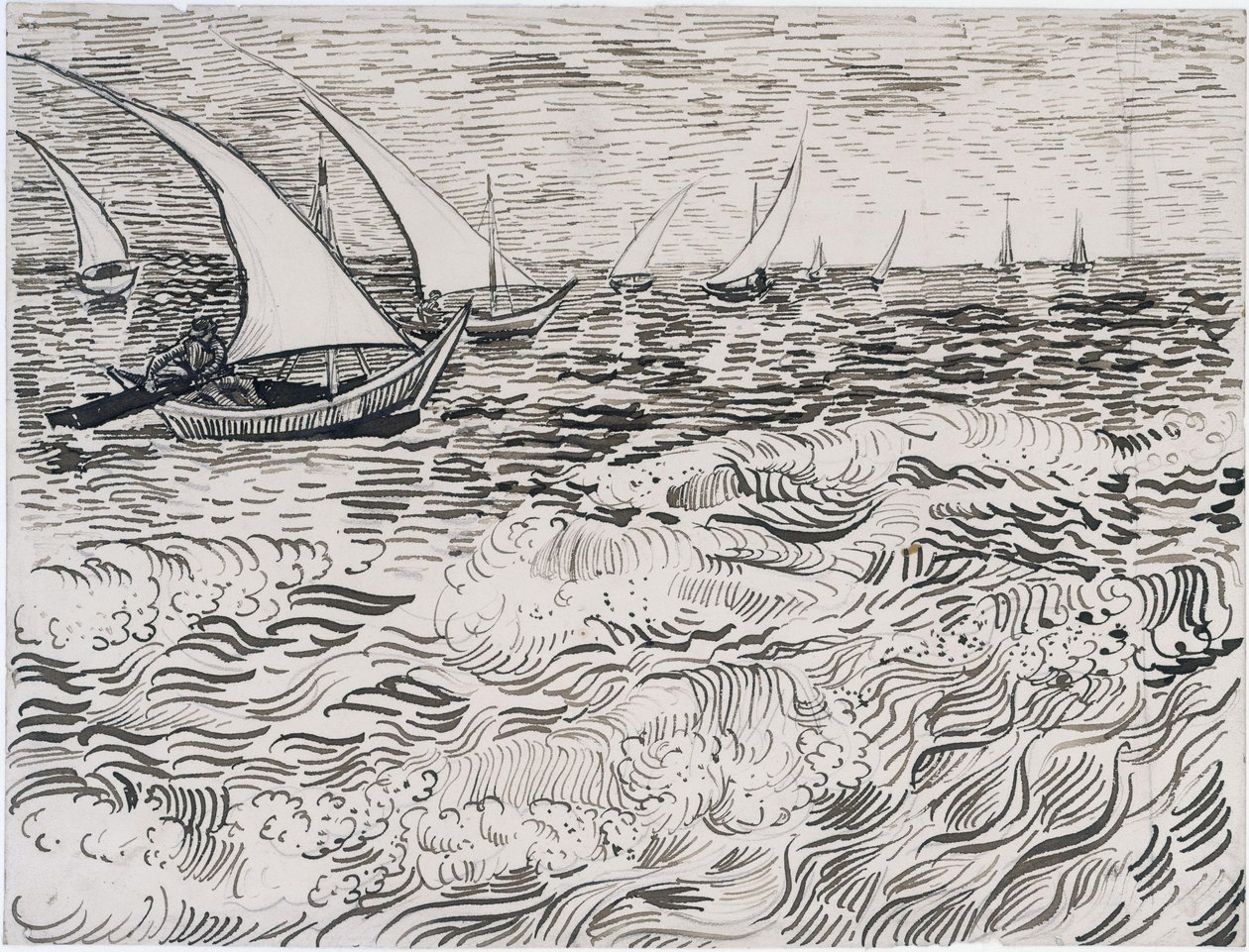 La houle - Vincent van Gogh