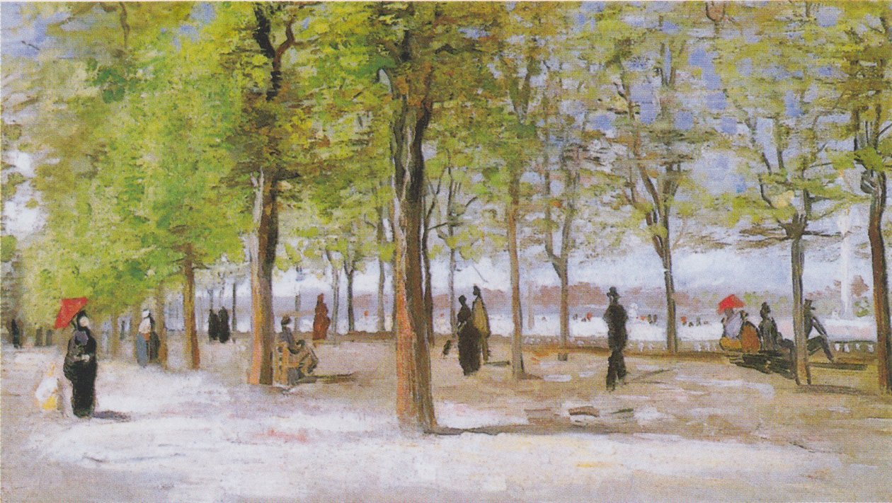 Terrasse du Jardin du Luxembourg - Vincent van Gogh