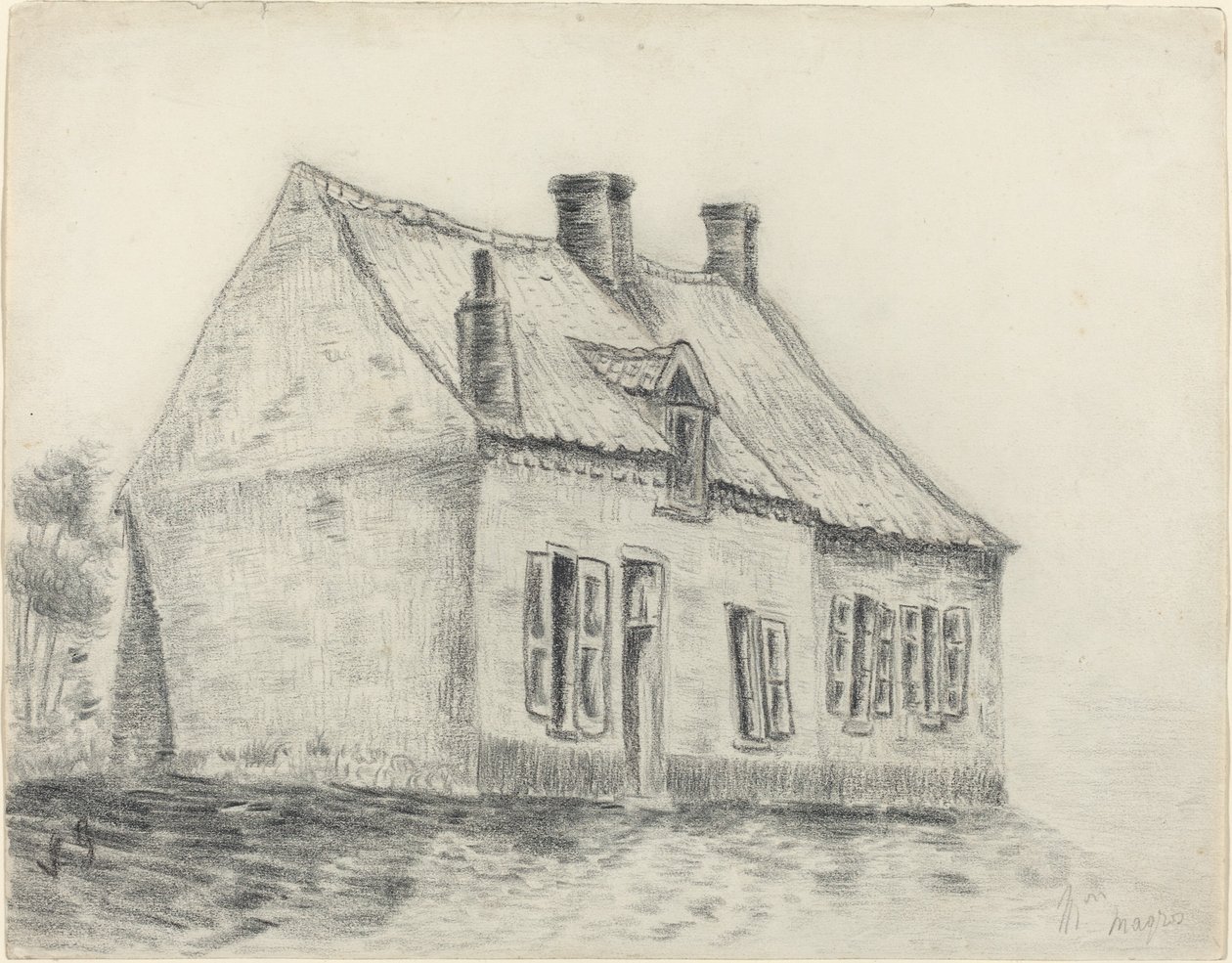 La maison Magrot, Cuesmes - Vincent van Gogh