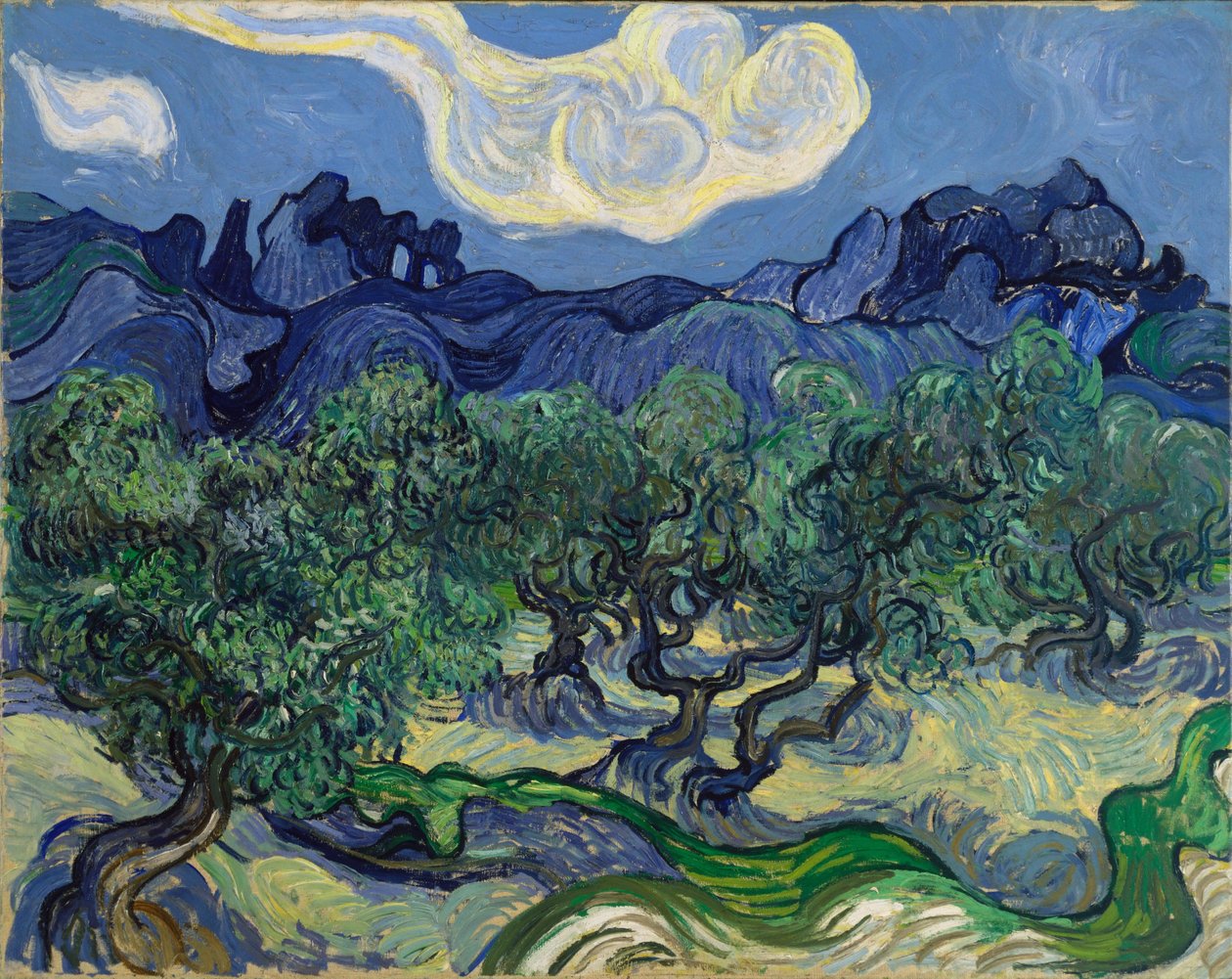 Les Oliviers - Vincent van Gogh