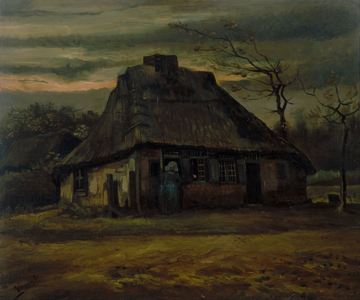 Le cottage - Vincent van Gogh