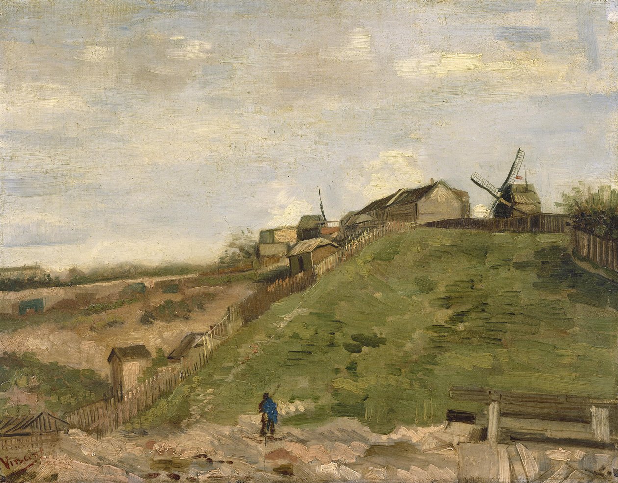 La colline de Montmartre et sa carrière de pierre - Vincent van Gogh