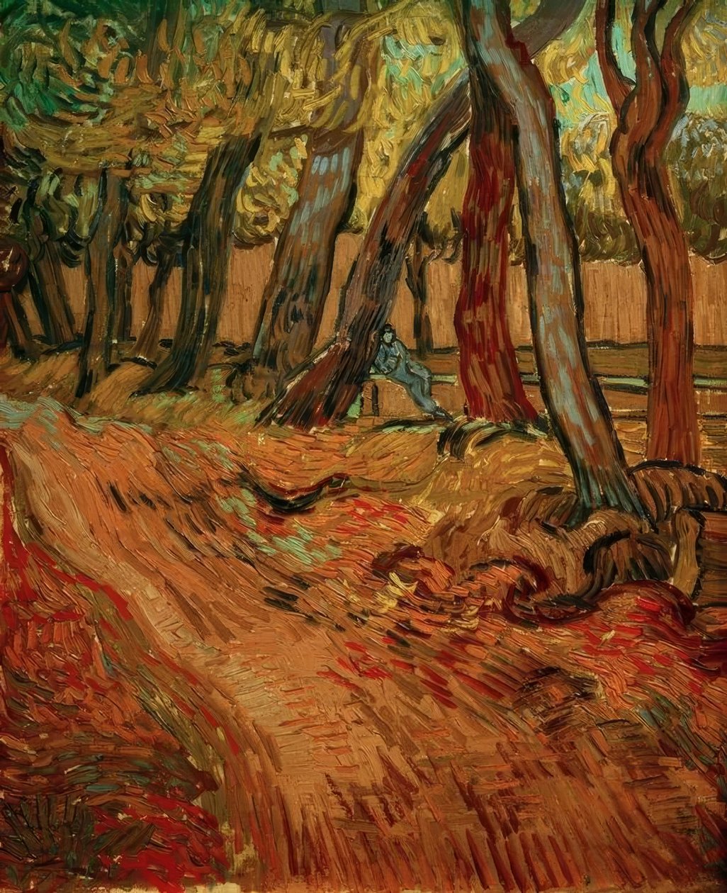Chemin dans le jardin de l