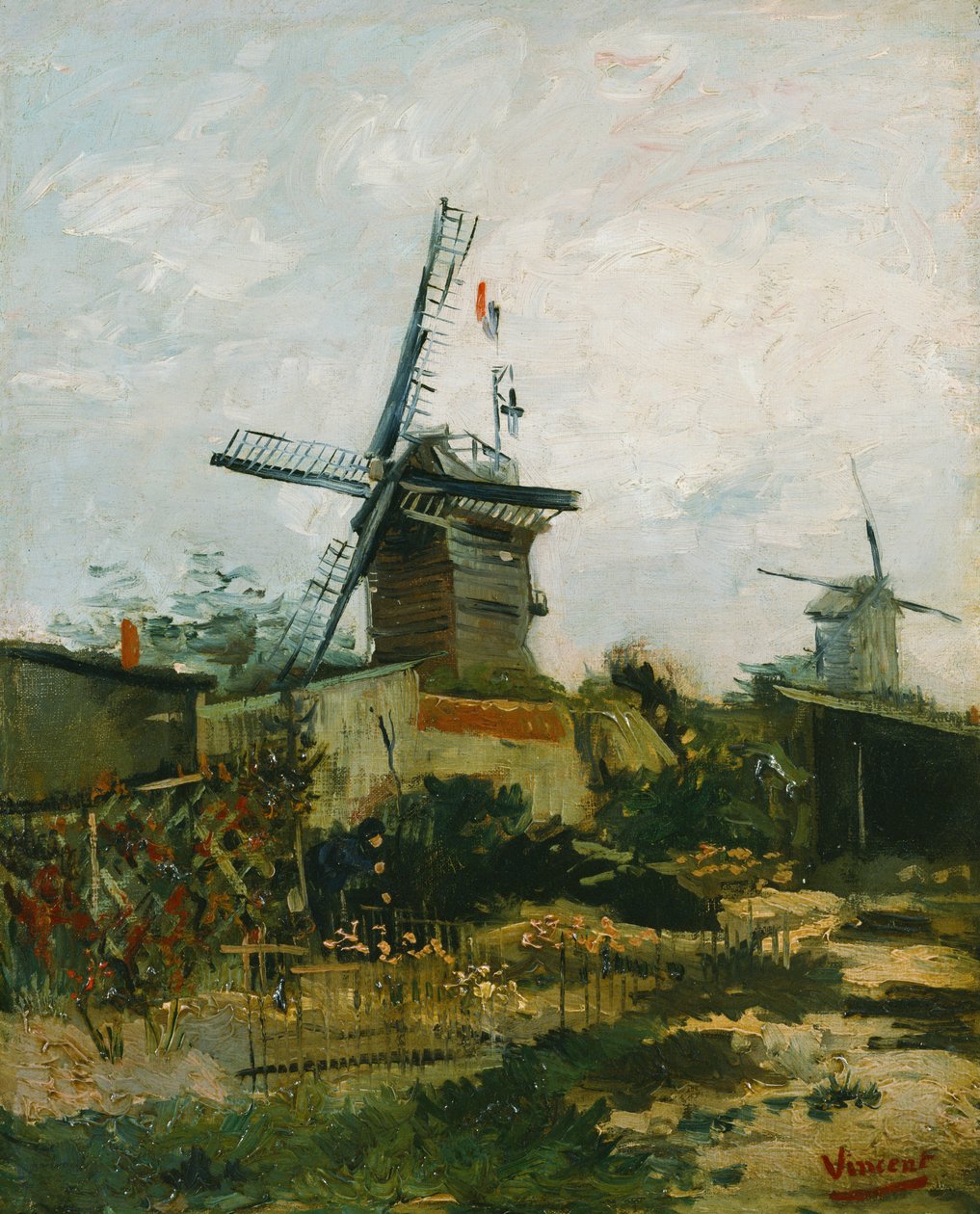 Moulins à vent à Montmartre - Vincent van Gogh