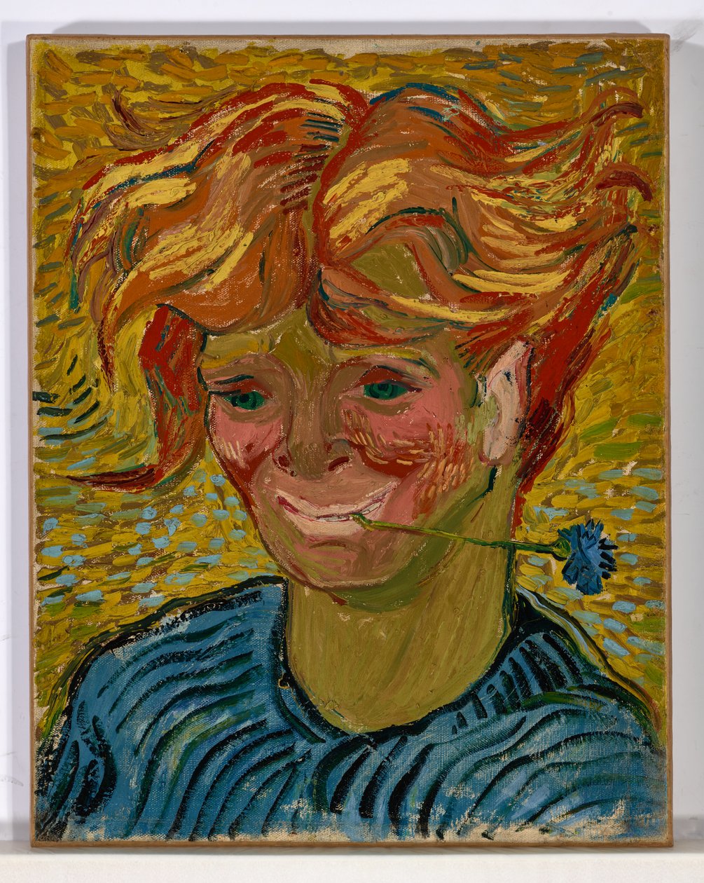 Jeune homme au bleuet - Vincent van Gogh
