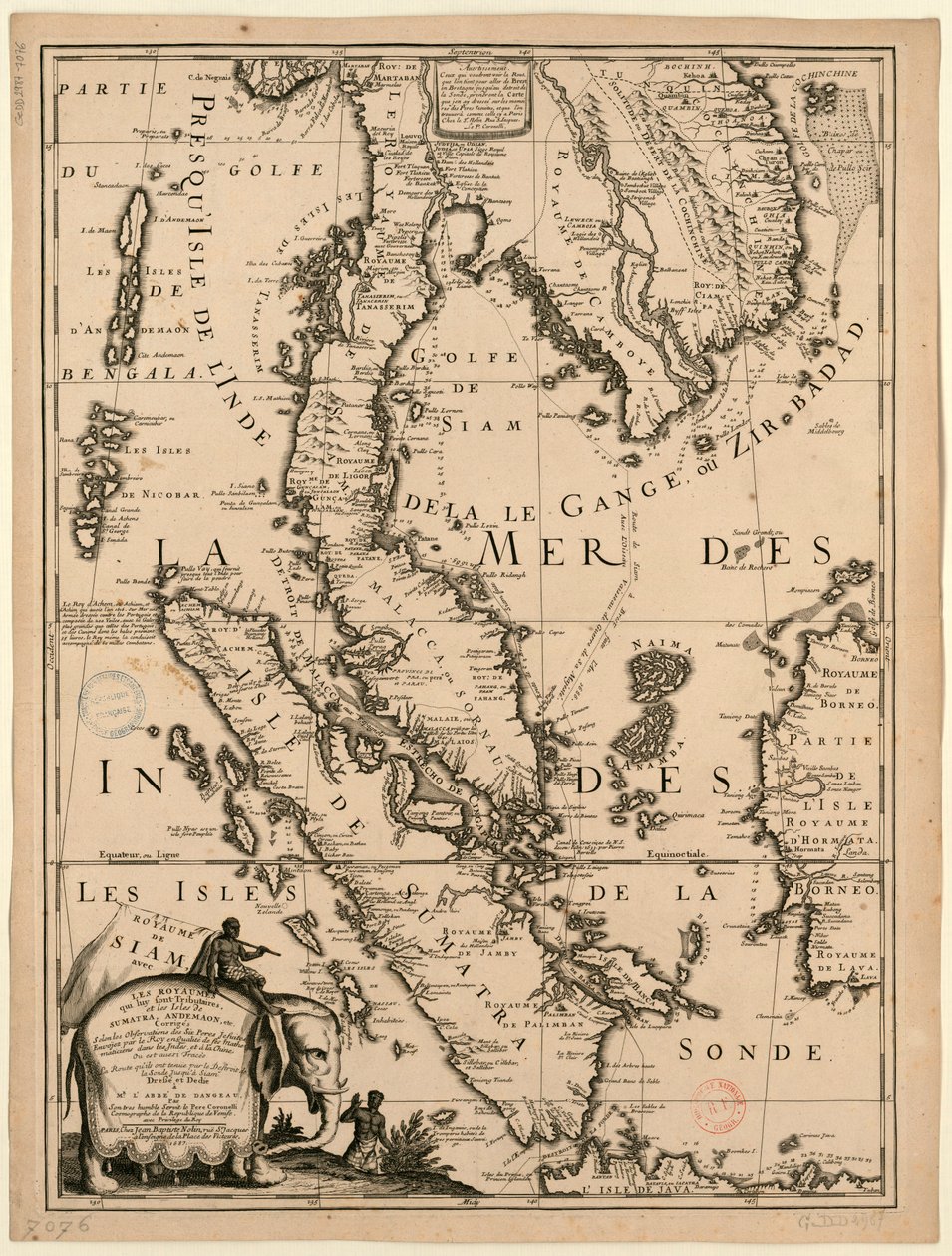 Route de Brest au royaume de Siam - Vincenzo Maria Coronelli