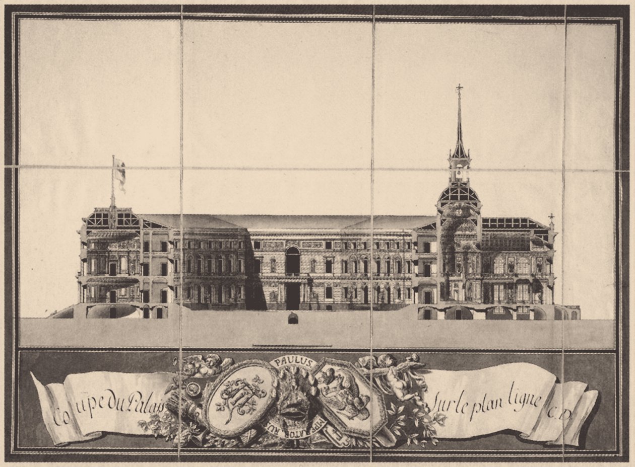 Château Saint-Michel à Saint-Pétersbourg, 1797 - Vincenzo Brenna