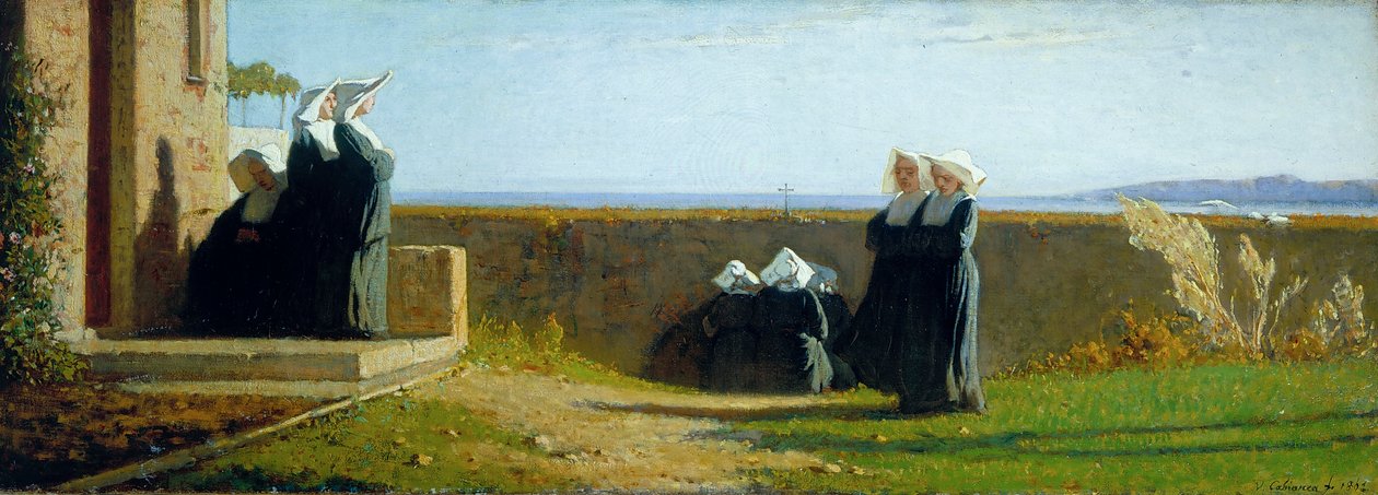 Les nonnes ou Le matin - Vincenzo Cabianca