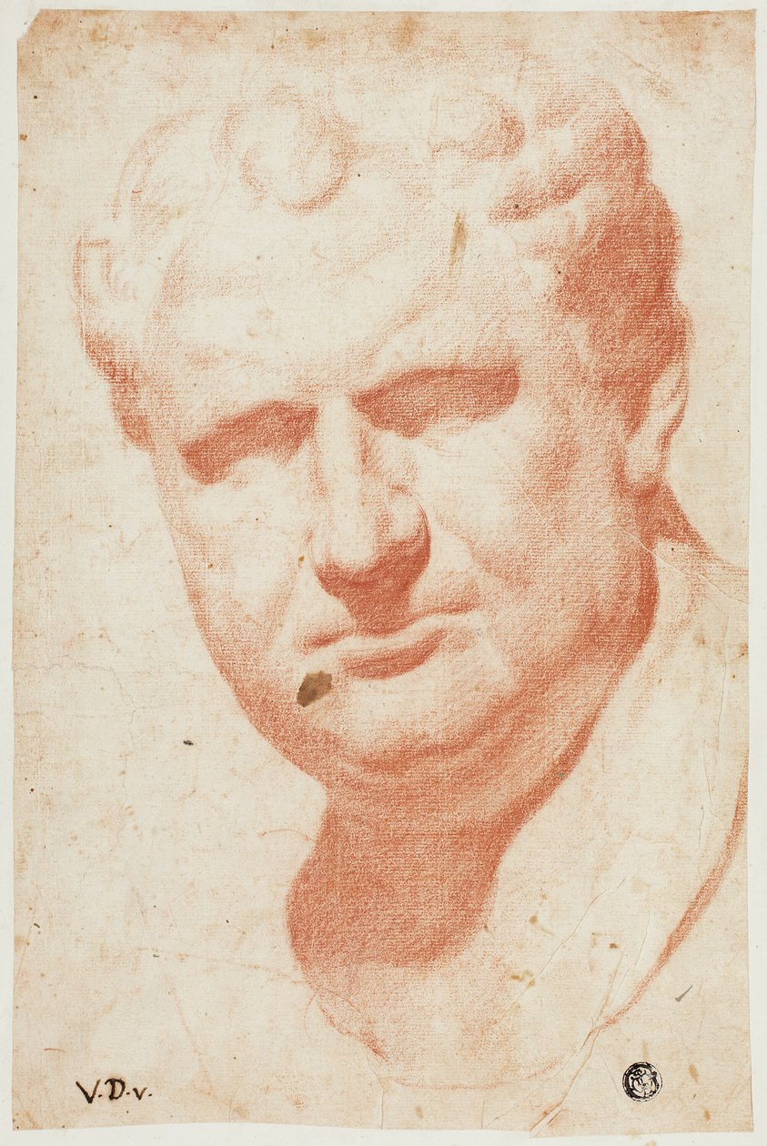 Ancien buste portrait de Vespasien - Vincenzo Dandini