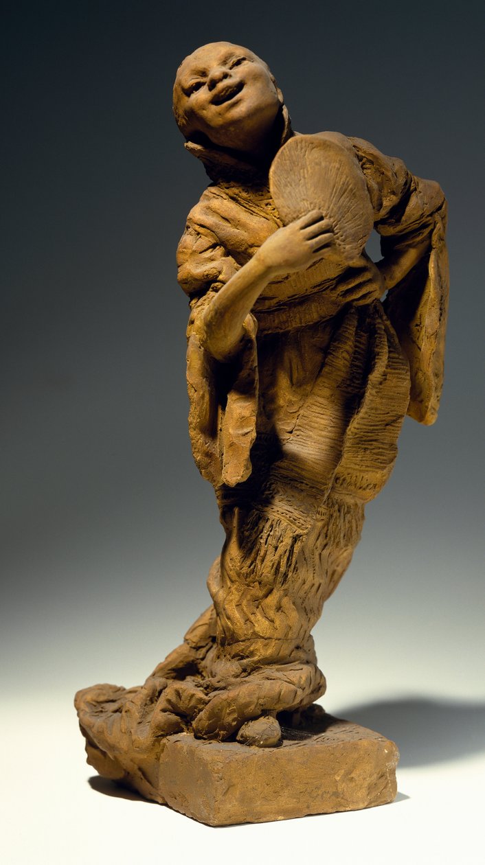Chanteur, par Vincenzo Gemito (1852-1929), statue en terre cuite, Italie - Vincenzo Gemito