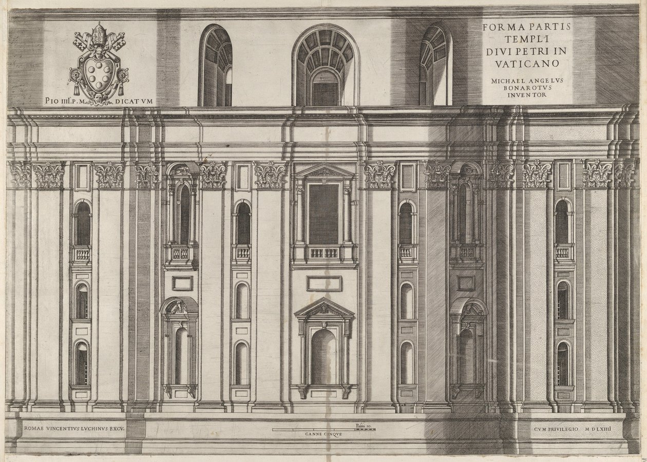 Speculum Romanae Magnificentiae : Saint-Pierre, 1564 - Vincenzo Luchino