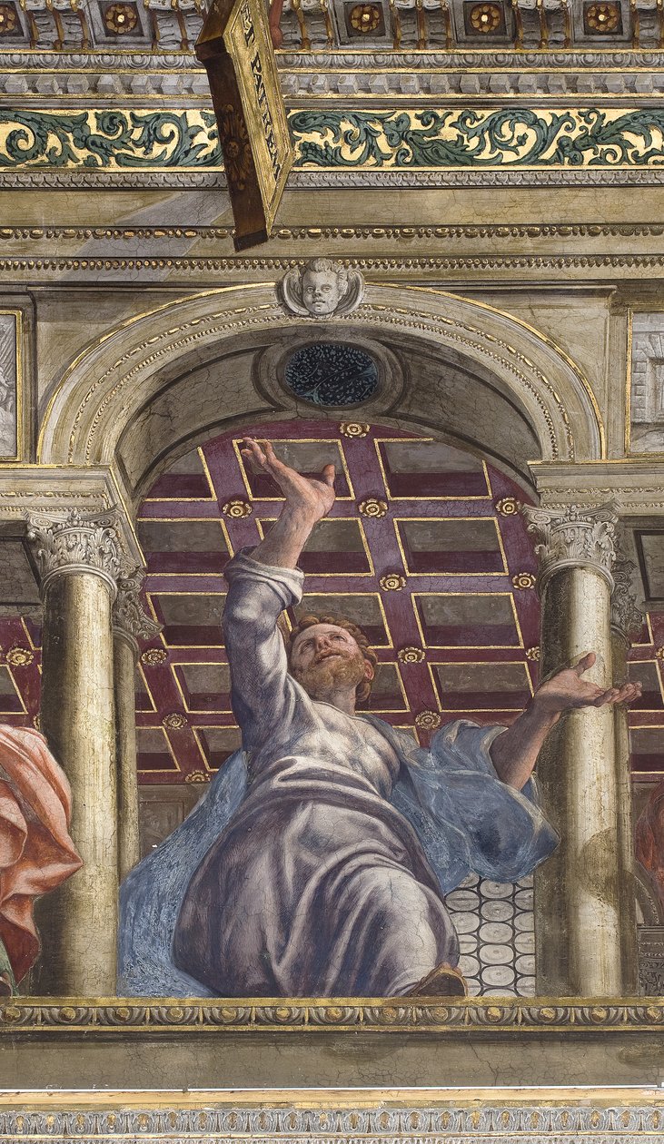 Saints (fresque) (détail) - Vincenzo and Antonio  Campi