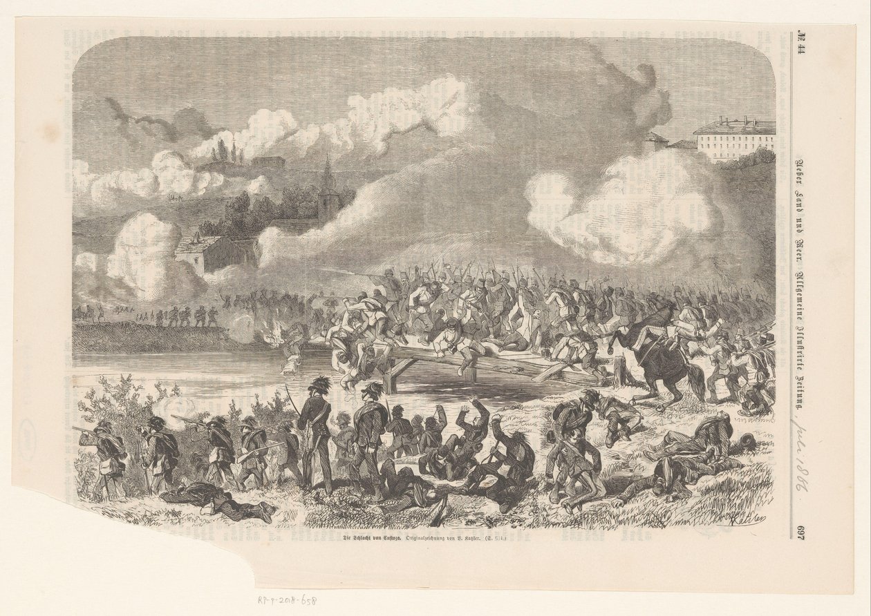 Bataille de Custoza, 1866 - Vinzenz Katzler