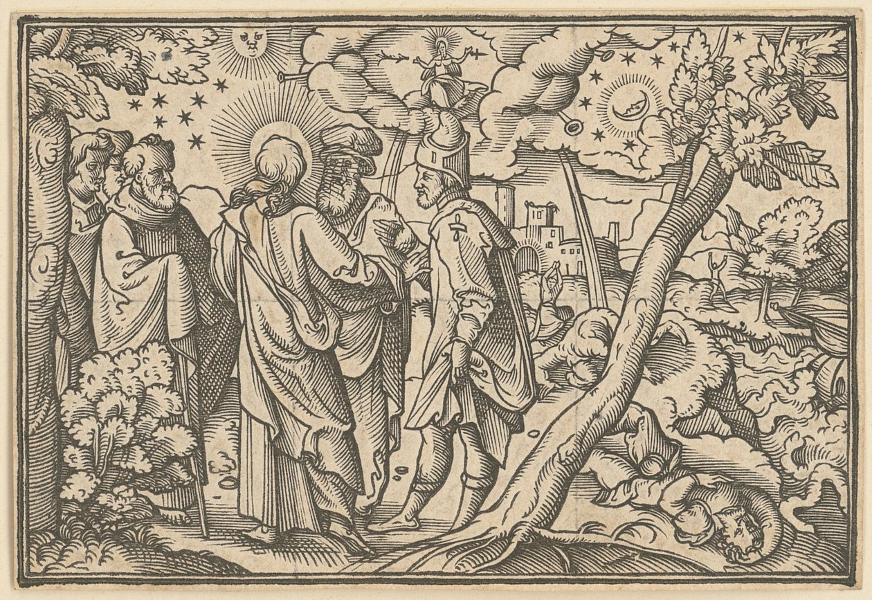 Le Christ prédit la destruction de Jérusalem - Virgil Solis