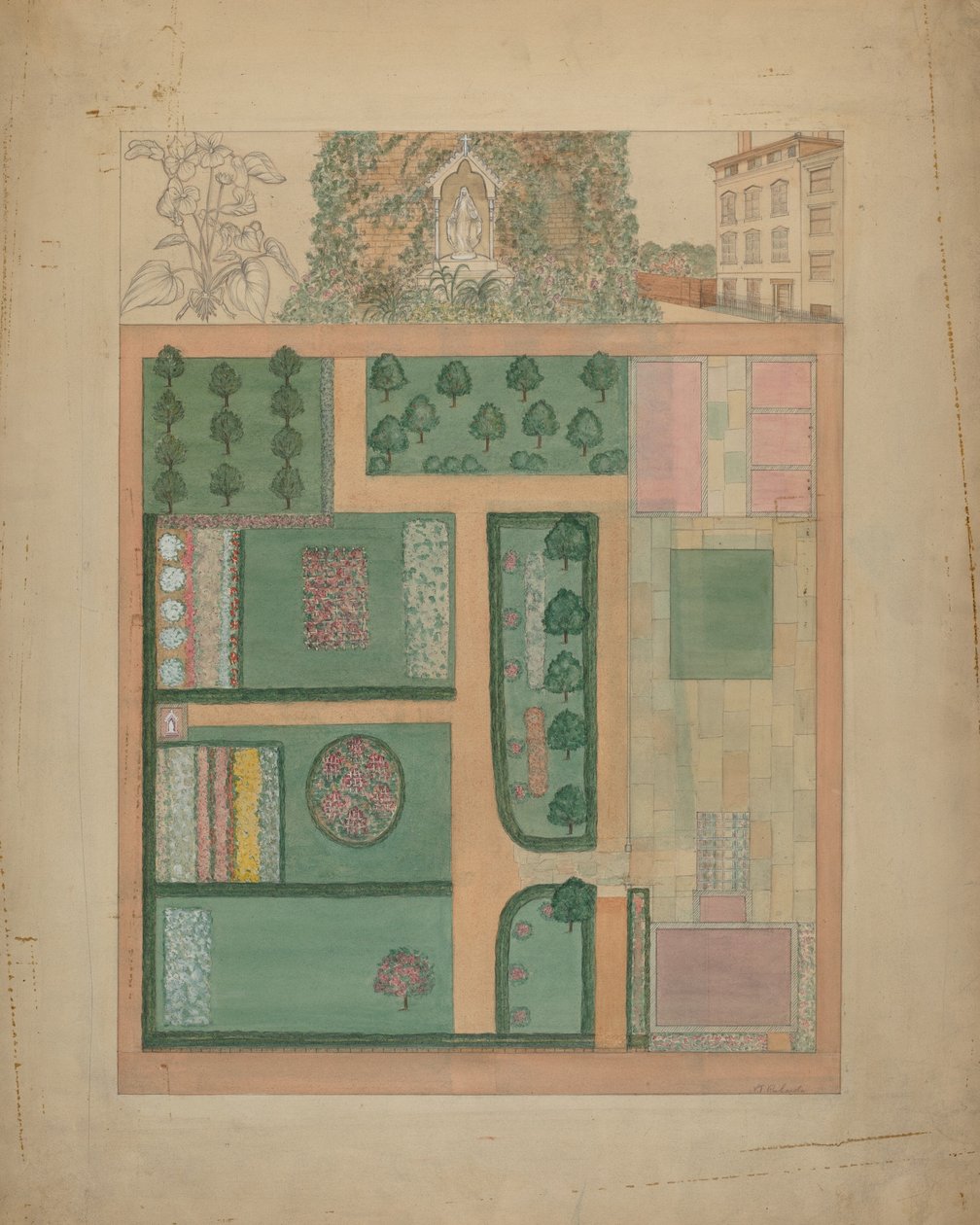 Parmentier Grounds, vers 1936 - Virginia Richards