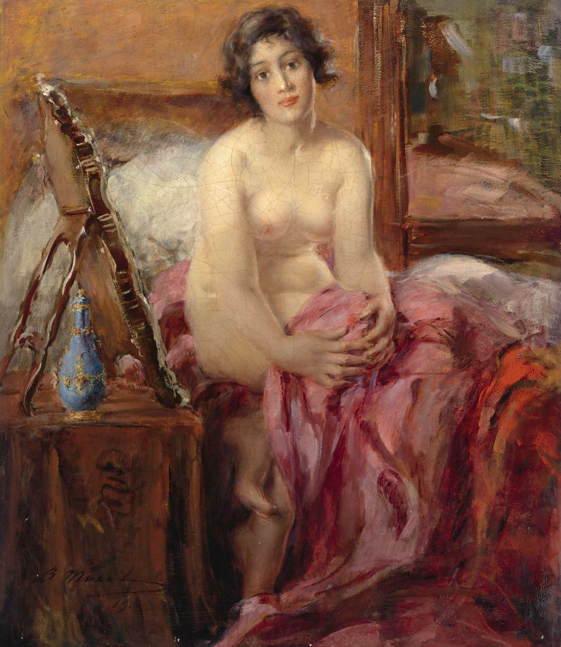 Portrait de nu - Vitaly Gavrilovitsj Tichov