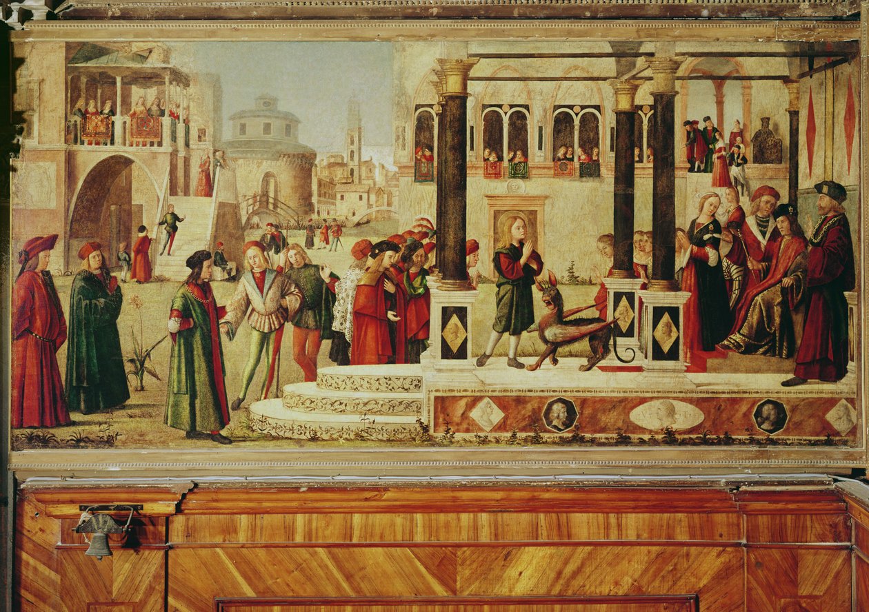 Le Miracle de Saint Tryphonius - Vittore Carpaccio