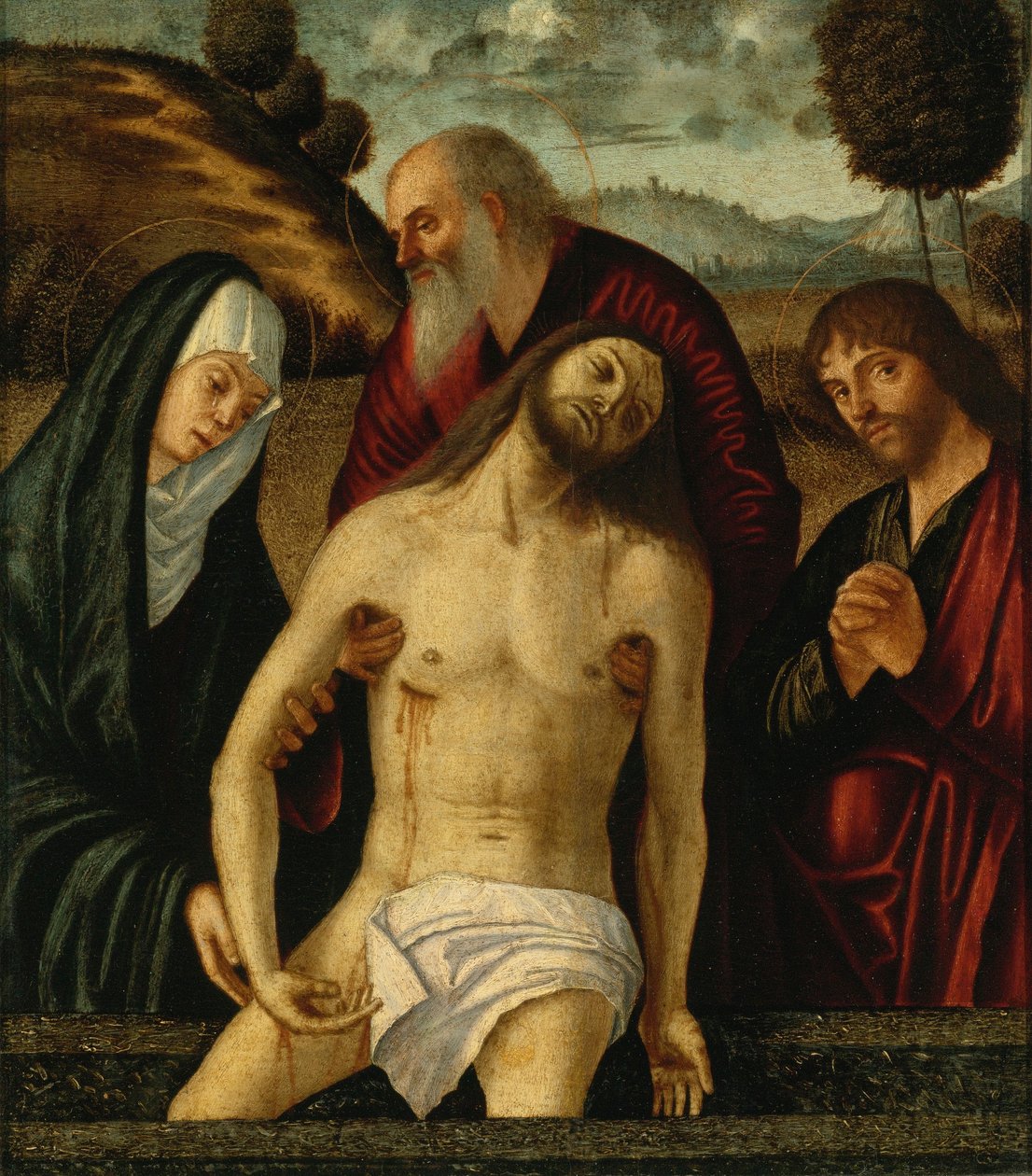 Carpaccio - LA LAMENTATION, AVEC LA MADONNA ET LES SAINTS JOSEPH D