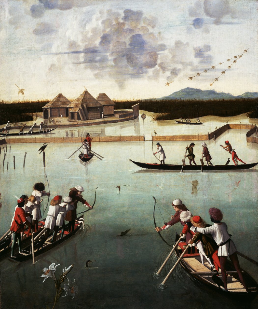 Chasse sur la lagune - Vittore Carpaccio