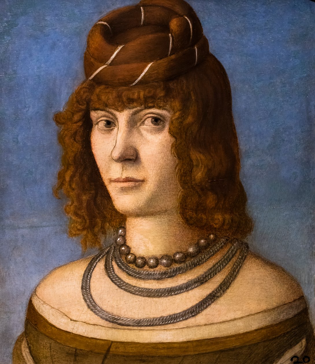 Portrait de femme, avant 1500 (huile sur bois) - Vittore Carpaccio