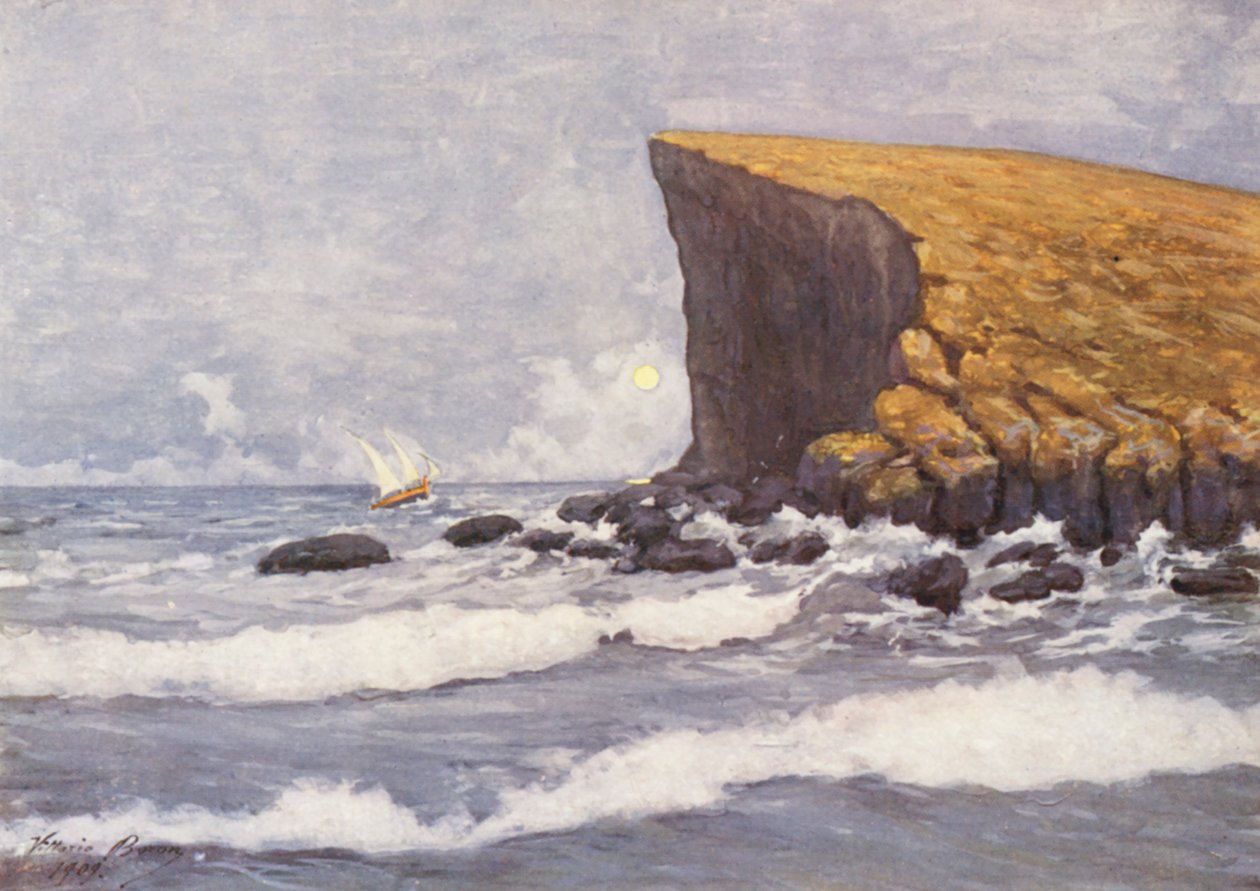 Malte : Île de Comino (lithographie couleur) - Vittorio Boron