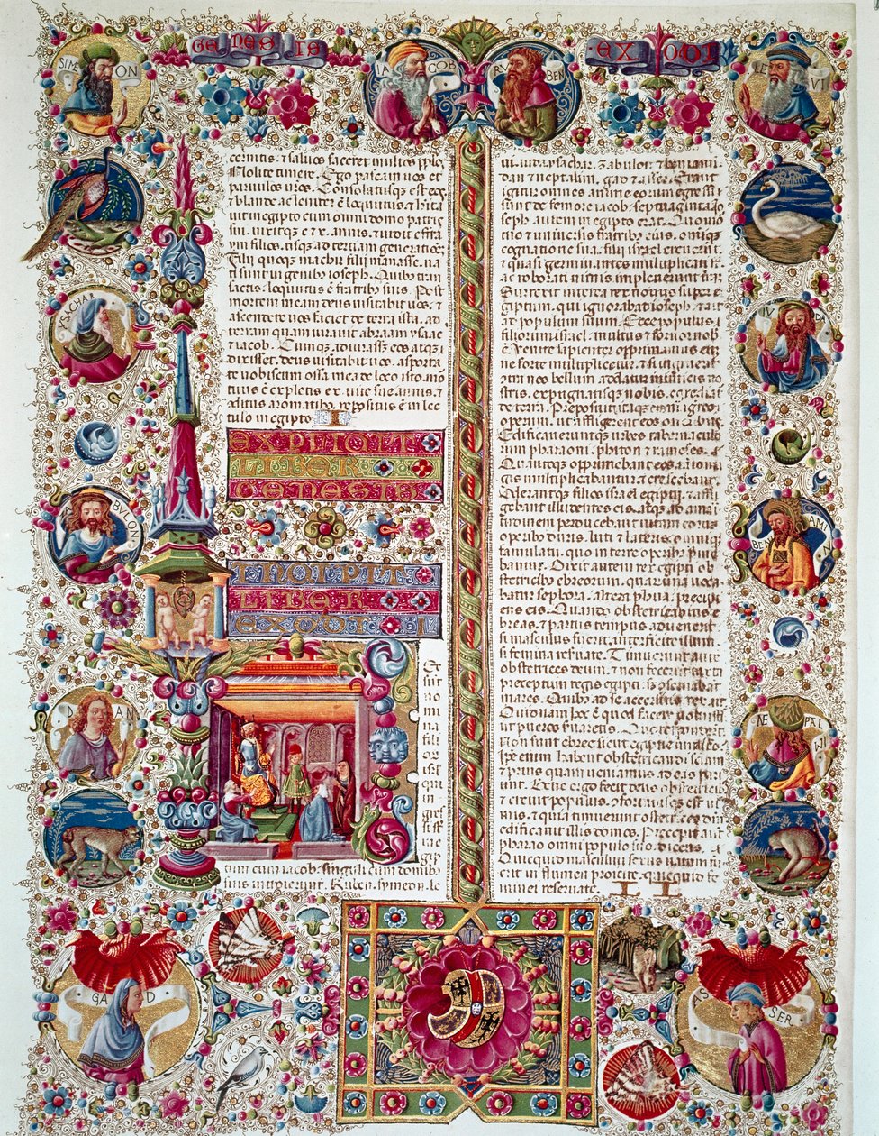 Page du manuscrit de la Bible de Borso d