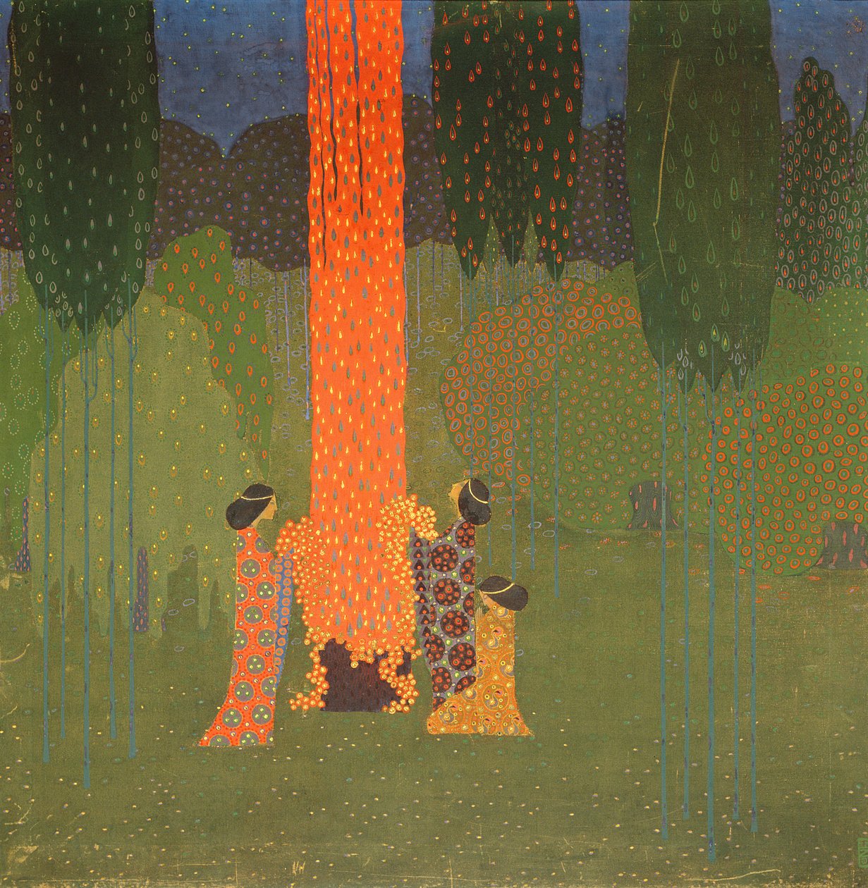 Rencontre mystique - Vittorio Zecchin