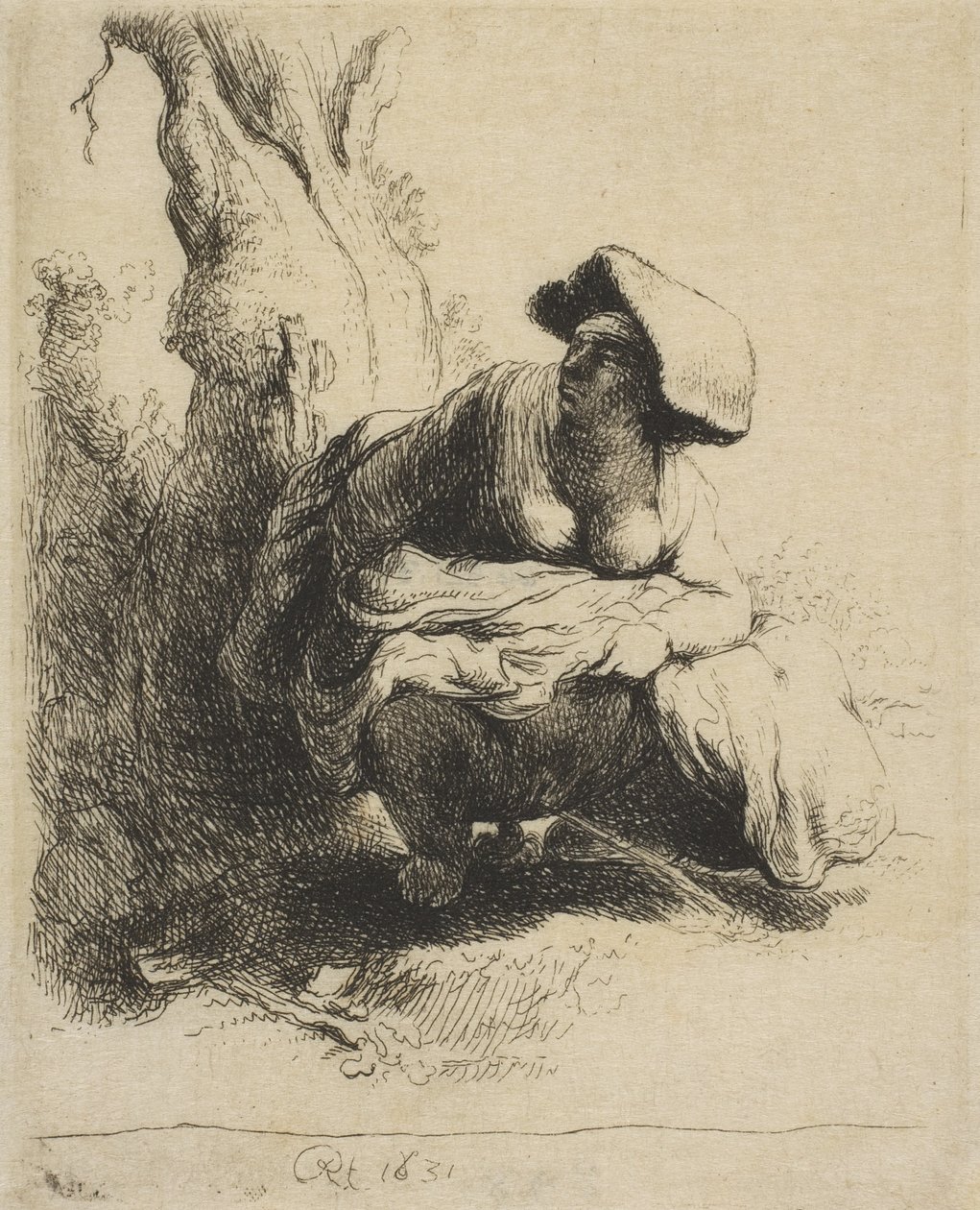 Une Femme Faisant de l