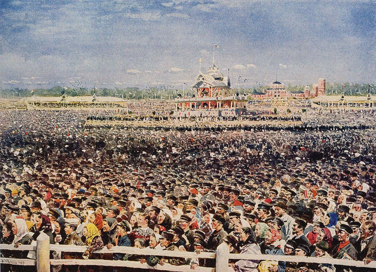 Champ de Khodynka le 18 mai 1896, 1899 - Vladimir Egorovic Makovsky