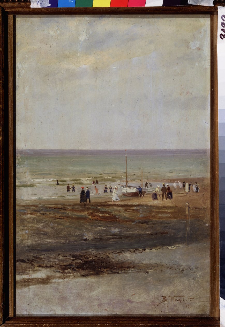 Sur la plage - Vladimir Egorovic Makovsky