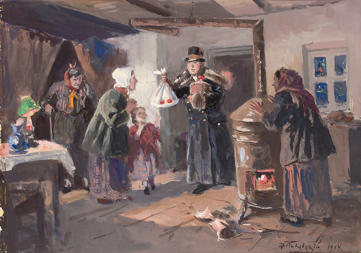 La bienfaitrice, 1914 - Vladimir Egorovic Makovsky