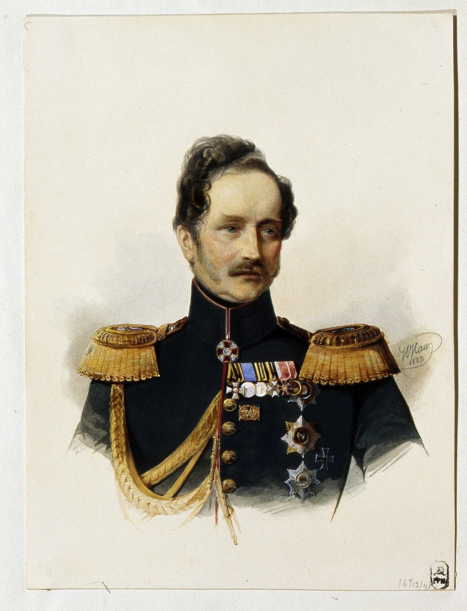 Portrait du prince Alexey Fyodorovich Orlov - Vladimir Ivanovich Hau