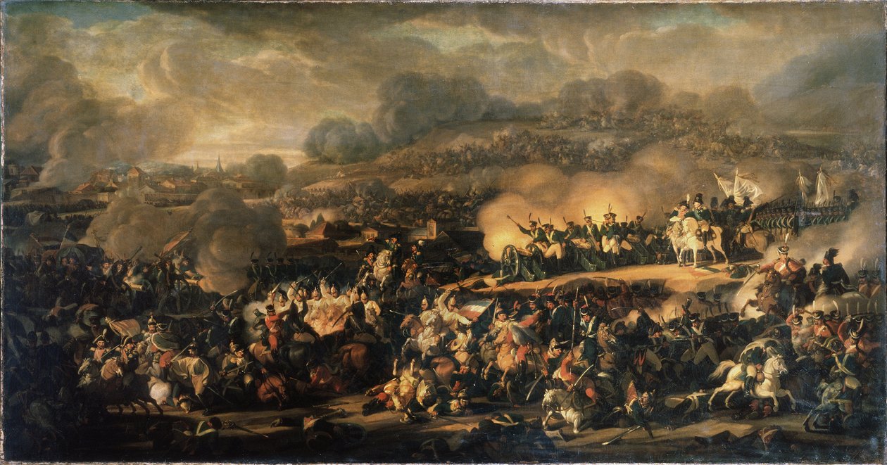 La Bataille des Nations à Leipzig (Allemagne) en octobre 1813 - Vladimir Ivanovich Moshkov