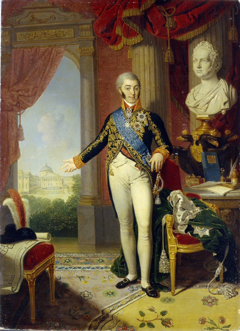 Portrait du comte Nikolai Petrovich Sheremetev - Vladimir Lukich Borovikovsky