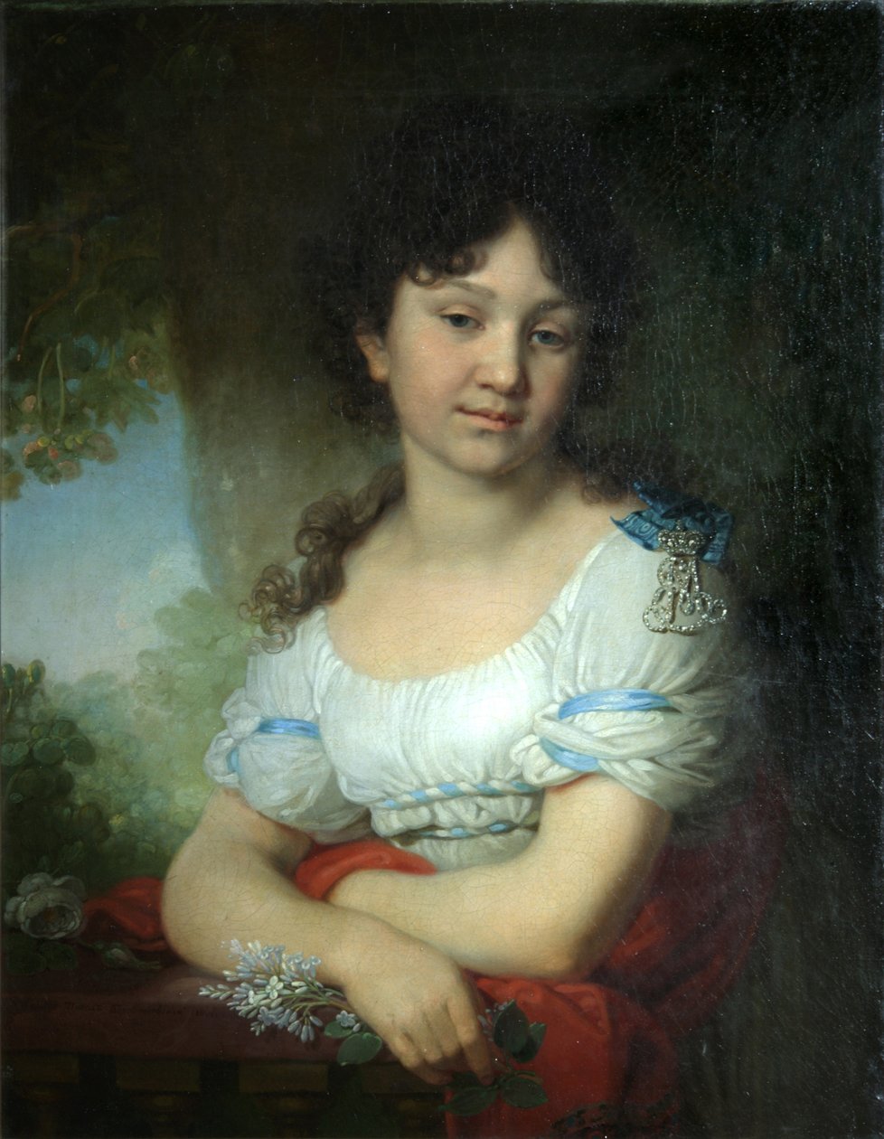 Portrait de la comtesse Maria Alexeyevna Orlova-Denisova, 1801 - Vladimir Lukich Borovikovsky