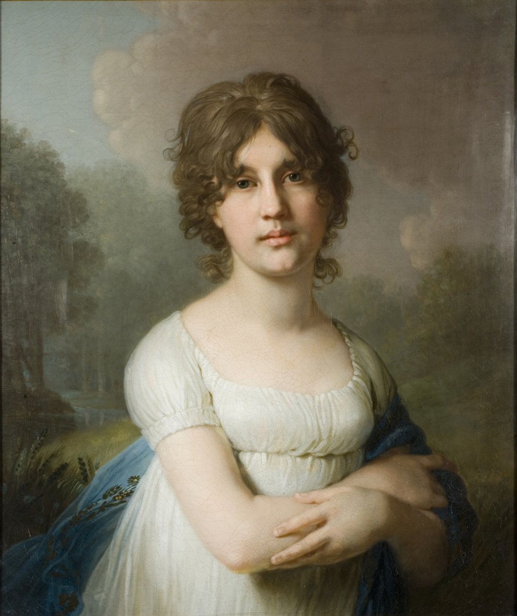 Portrait de la comtesse Yekaterina Gavriilovna Gagarina 1783-1861, 1801 - Vladimir Lukich Borovikovsky