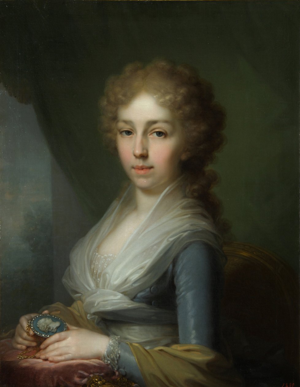 Portrait de la grande-duchesse Élisabeth Alexeïevna 1779-1826, 1795 - Vladimir Lukich Borovikovsky