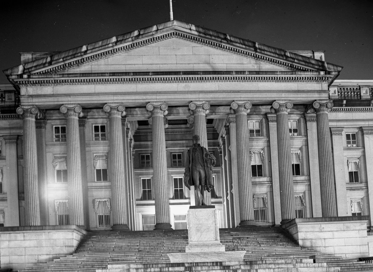 Bâtiment du Trésor, Washington de nuit - Volkmar Wentzel
