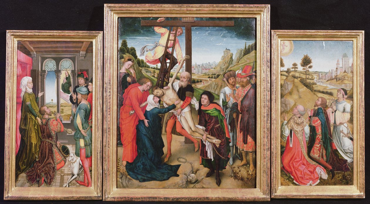 Descente de croix et la Légende de la Vraie Croix - Vrancke van der Stockt