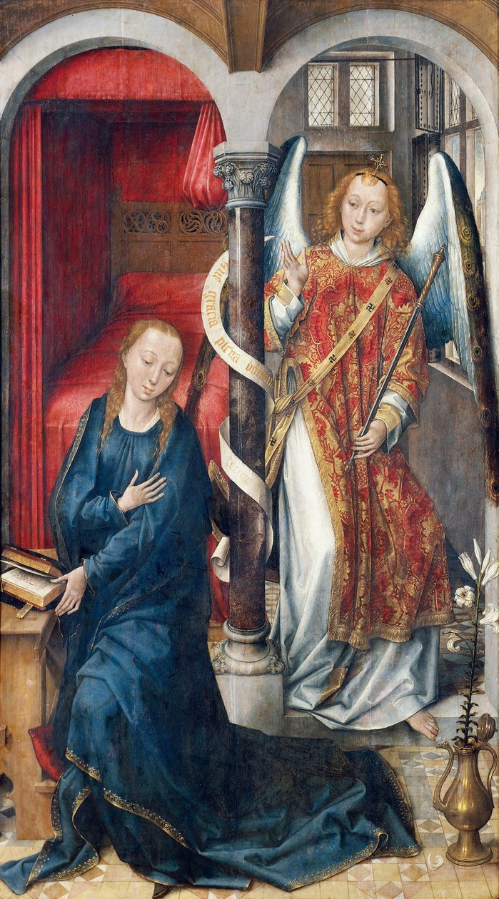 Annonciation, par Vrancke van der Stockt (avant 1420-ca 1495) - Vrancke van der Stockt