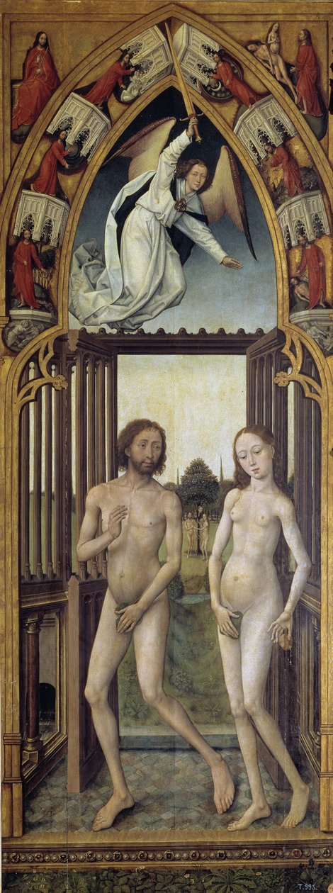 Triptyque de la Rédemption : Expulsion du Paradis - Vrancke van der Stockt