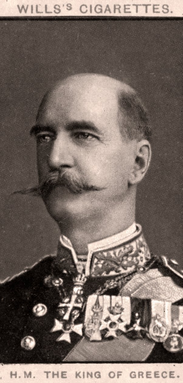 Le roi de Grèce, 1908 - WD and HO Wills