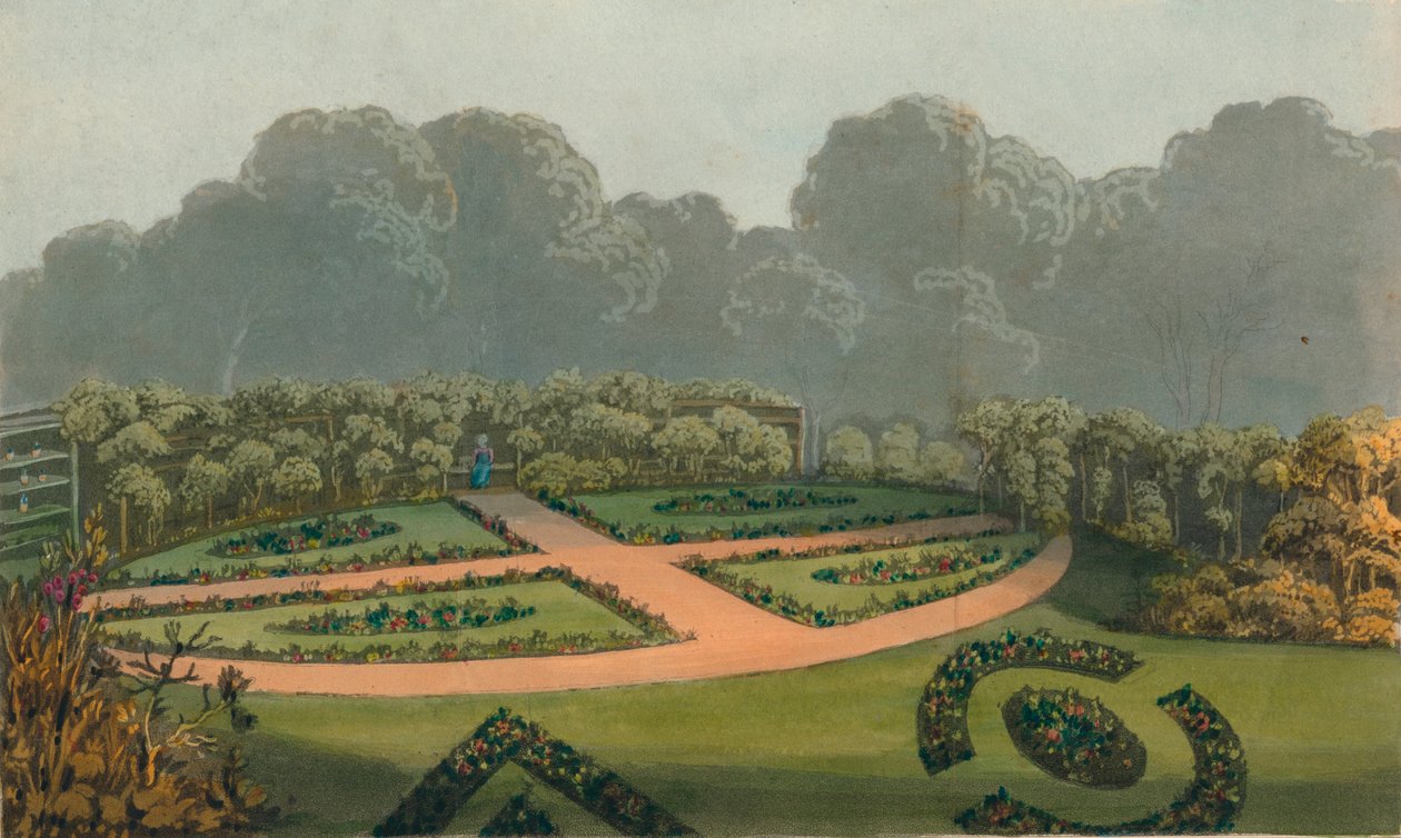 Frontispice du Manuel des Fleuristes, 1822 - WH Timms